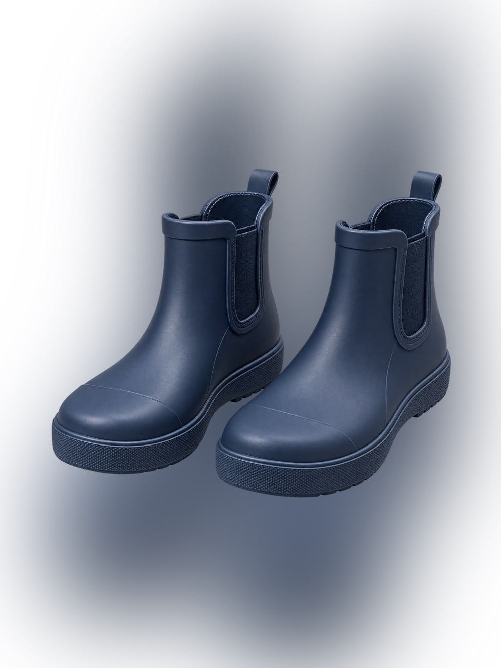 BEARPAW Navy Chelsea Rain Boots – Kids Size 4